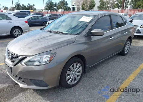 2016 Nissan Sentra Fe+ S/S/Sl/Sr/Sv from USA, damaged, VIN 3N1AB7AP7GL663794